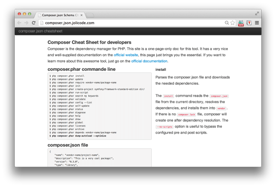 Composer Cheat Sheet – Bram.us