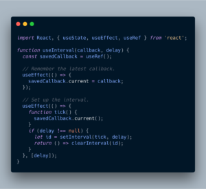 Making setInterval Declarative with React Hooks – Bram.us