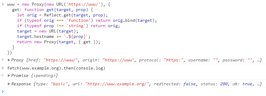 JavaScript: Hostnames as self-executing fetches – Bram.us