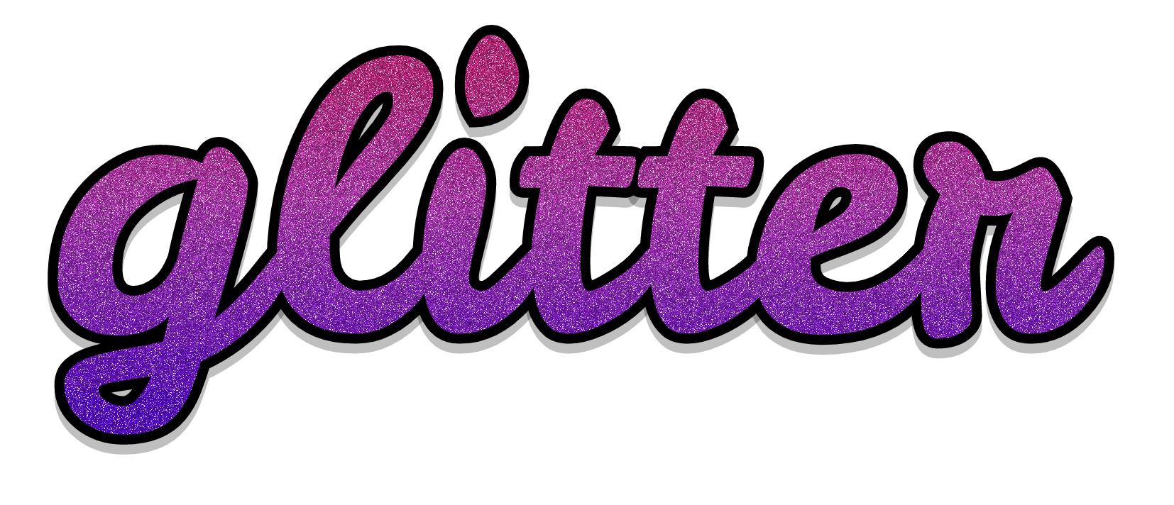 Glitter Text with SVG – Bram.us
